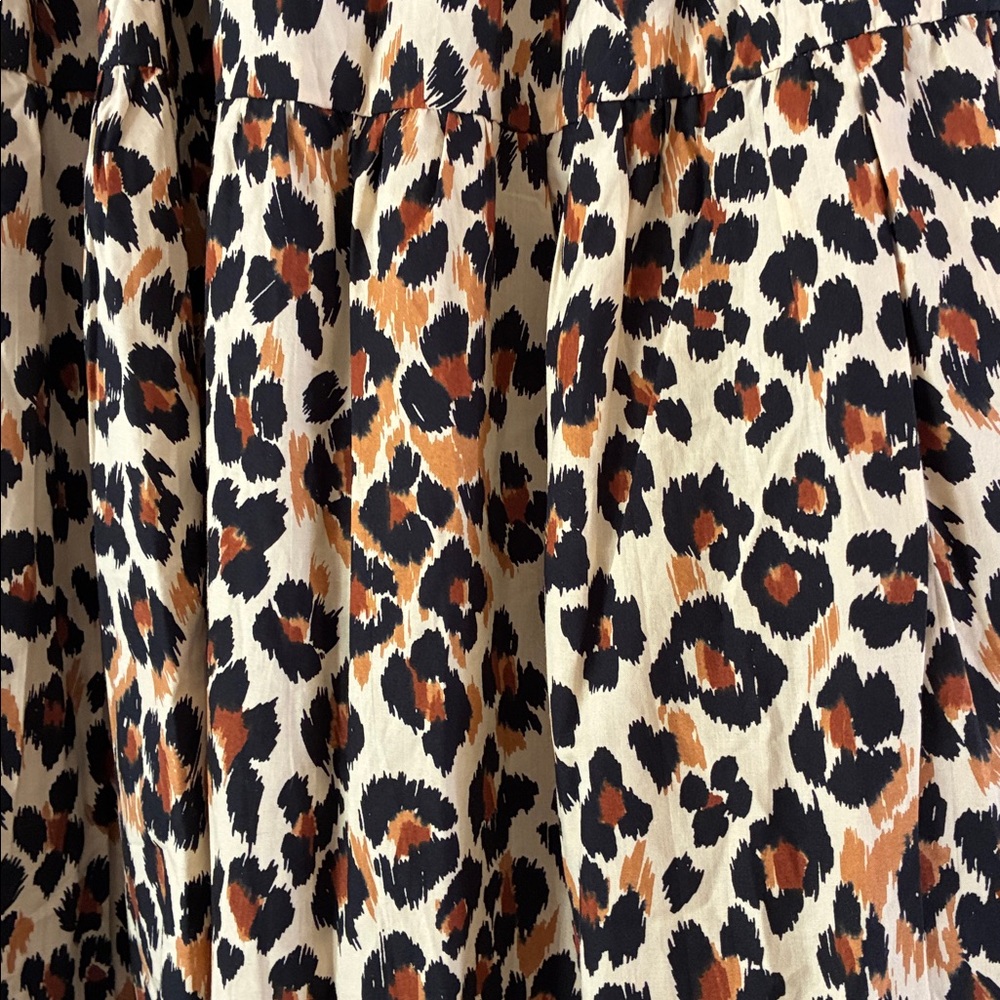 Anthropologie Mille Paola Leopard Print Maxi Skirt, XXS, fits small NWT - Picture 8 of 8